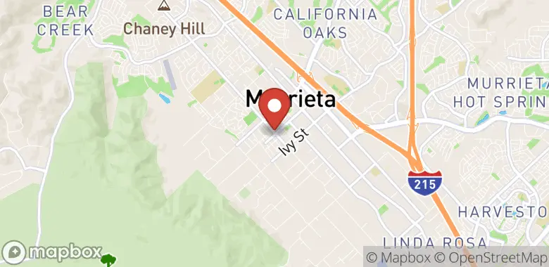 Map of 24791 Washington Ave, Murrieta, CA 92562